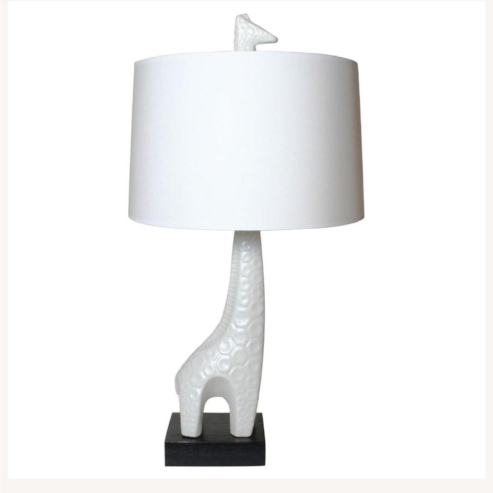 Jonathan Adler White Giraffe Table Lamp